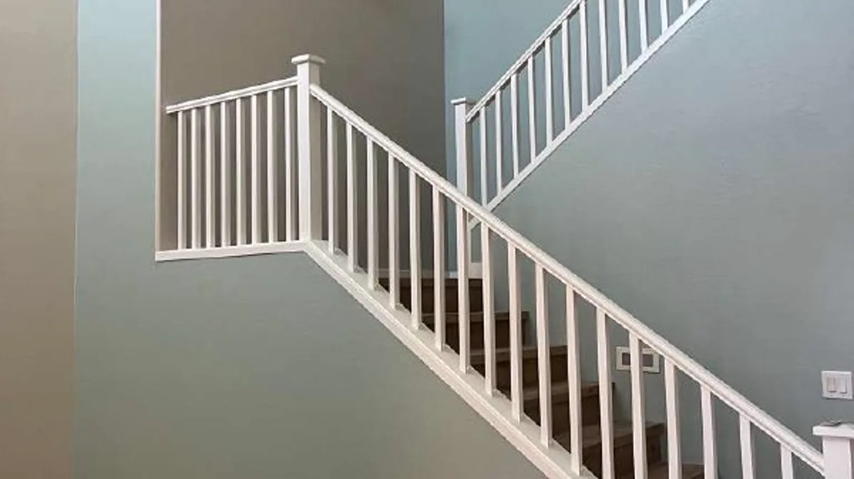 Painting Tall Stairwells and Two-Story Entries in Mesa Homes